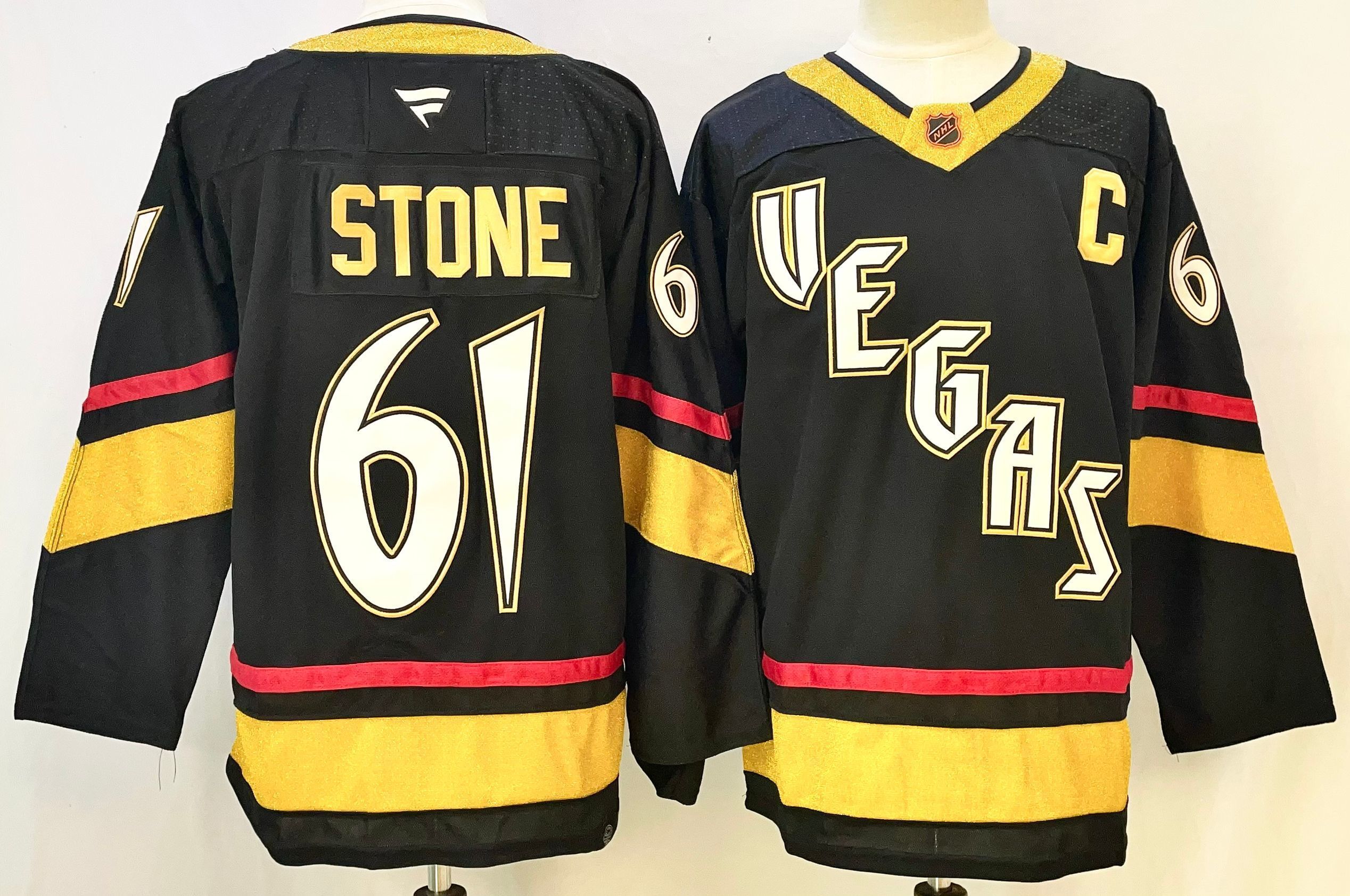 Men Vegas Golden Knights #61 Stone Black 2026 Adidias NHL Jersey style 001->more nhl jerseys->NHL Jersey